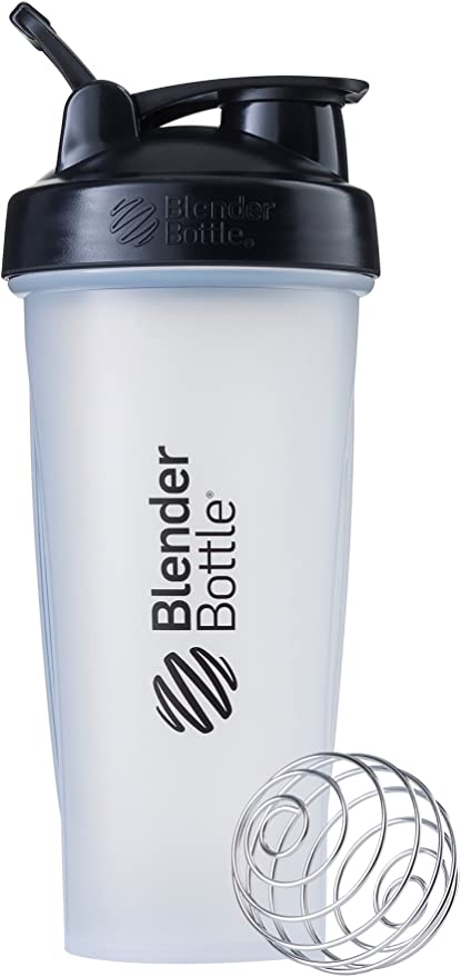 Classic Blender Bottle 20 Ounce, Black & White